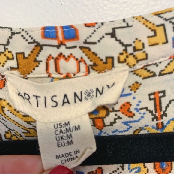 Moroccan print tunic top - Picture 4 of 4